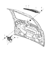 Diagram for Chrysler Town & Country Wiper Motor - 5113411AA