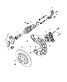 Diagram for Dodge Dart Spindle - 68081546AA