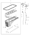 Diagram for 2020 Jeep Grand Cherokee Dipstick Tube - 68274931AC