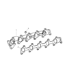 Diagram for 2004 Dodge Sprinter 3500 Exhaust Manifold Gasket - 5117528AA