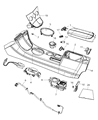 Diagram for Chrysler Sebring Seat Heater Switch - 1EF571D1AA