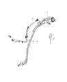 Diagram for 2021 Jeep Grand Cherokee Fuel Filler Neck - 68402169AB