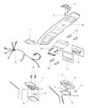Diagram for 1998 Jeep Cherokee Dome Light - 5268175
