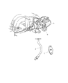 Diagram for Chrysler Grand Voyager EGR Tube - 4612408