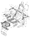 Diagram for 2005 Chrysler Town & Country Cup Holder - 1CK941D5AA