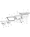 Diagram for Dodge Dart Door Hinge - 68082012AA