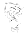 Diagram for 2001 Jeep Cherokee Wiper Blade - 55154920AB