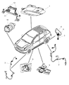 Diagram for Chrysler Yaw Sensor - 5033322AC