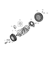 Diagram for Dodge Flywheel - 68033536AB