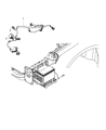 Diagram for Dodge Avenger Battery Cable - 4795599AG