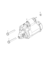 Diagram for Jeep Cherokee Starter Motor - 56029615AB