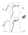 Diagram for Jeep Grand Cherokee Fuel Filler Neck - 68402169AA
