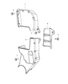 Diagram for Dodge Dart Timing Cover - 4892655AB