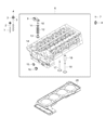 Diagram for Ram ProMaster 1500 Cylinder Head - 68341092AA