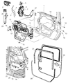 Diagram for Jeep Wrangler Door Lock Actuator - 4589277AE