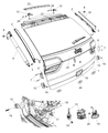 Diagram for 2021 Jeep Grand Cherokee Lift Support - 68165052AF