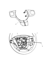 Diagram for Jeep Compass Steering Wheel - 1TT661DFAB