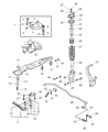 Diagram for 2000 Chrysler Sebring Control Arm - MR296289