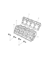 Diagram for 2010 Jeep Grand Cherokee Cylinder Head - 53021608DD