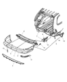 Diagram for 2000 Chrysler Town & Country Bumper - 4857199AA