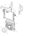 Diagram for Jeep Liberty Cooling Fan Assembly - 55037659AA