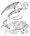 Diagram for 2008 Jeep Grand Cherokee Lift Support - 2AML5360AA