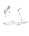 Diagram for Chrysler Town & Country Parking Brake Cable - 4721494AE