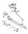 Diagram for Chrysler Town & Country Sway Bar Bracket - 4721062AA