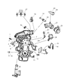 Diagram for Chrysler Town & Country Camshaft Position Sensor - 5093508AA