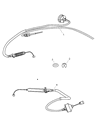 Diagram for Chrysler Aspen Throttle Cable - 52013012AC