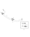 Diagram for 2020 Jeep Grand Cherokee Sway Bar Link - 68280910AD