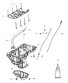 Diagram for 2020 Dodge Charger Oil Pan - 5184546AC