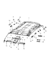Diagram for 2014 Dodge Avenger Dome Light - 5JG55DX9AD
