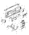 Diagram for Jeep Wrangler Glove Box - 5DP56RT6AC