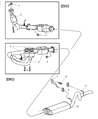 Diagram for 2003 Jeep Wrangler Exhaust Pipe - 52101272AC