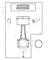 Diagram for Dodge Caliber Rod Bearing - 4884913AA