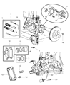 Diagram for Chrysler Wheel Bearing - 4670292AF