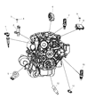 Diagram for 2008 Chrysler Aspen Camshaft Position Sensor - 5149054AA