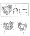 Diagram for 2010 Jeep Wrangler Timing Cover - 68003438AB