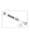 Diagram for Jeep Wrangler Drive Shaft - 52123551AA