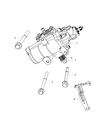 Diagram for Ram Steering Gear Box - R5154350AB