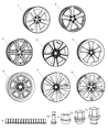 Diagram for Chrysler 300 Spare Wheel - 1LS61CDMAA