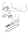 Diagram for Ram 4500 Intake Manifold - 68205986AA