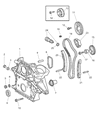 Diagram for Dodge Sprinter 2500 Timing Chain Tensioner - 5174768AA