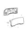 Diagram for Jeep Patriot Instrument Cluster - 56054261AD