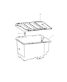 Diagram for 2007 Dodge Sprinter 3500 Battery Tray - 68006357AA