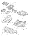 Diagram for 2017 Jeep Grand Cherokee Transmission Pan - 5182517AB