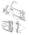 Diagram for Dodge Charger Door Hinge - 68148515AB