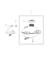 Diagram for Jeep Renegade Coolant Reservoir - 68303699AA