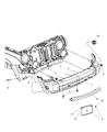 Diagram for 2007 Jeep Liberty License Plate - 55156887AA